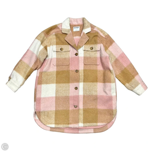 Coat Other By Old Navy In Pink & Tan, Size: L