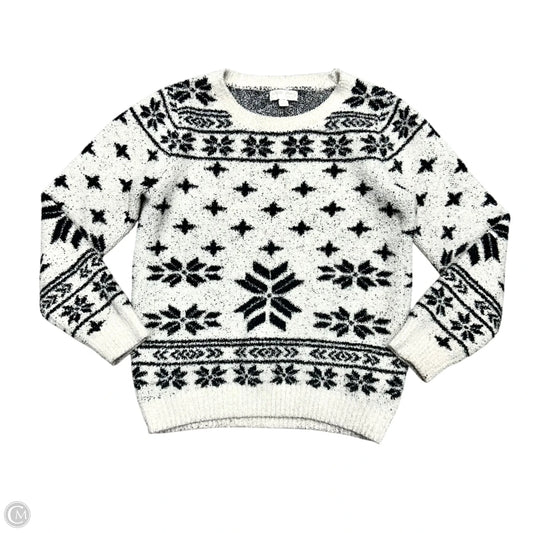 Sweater By Barefoot Dreams In Blue & White, Size: S