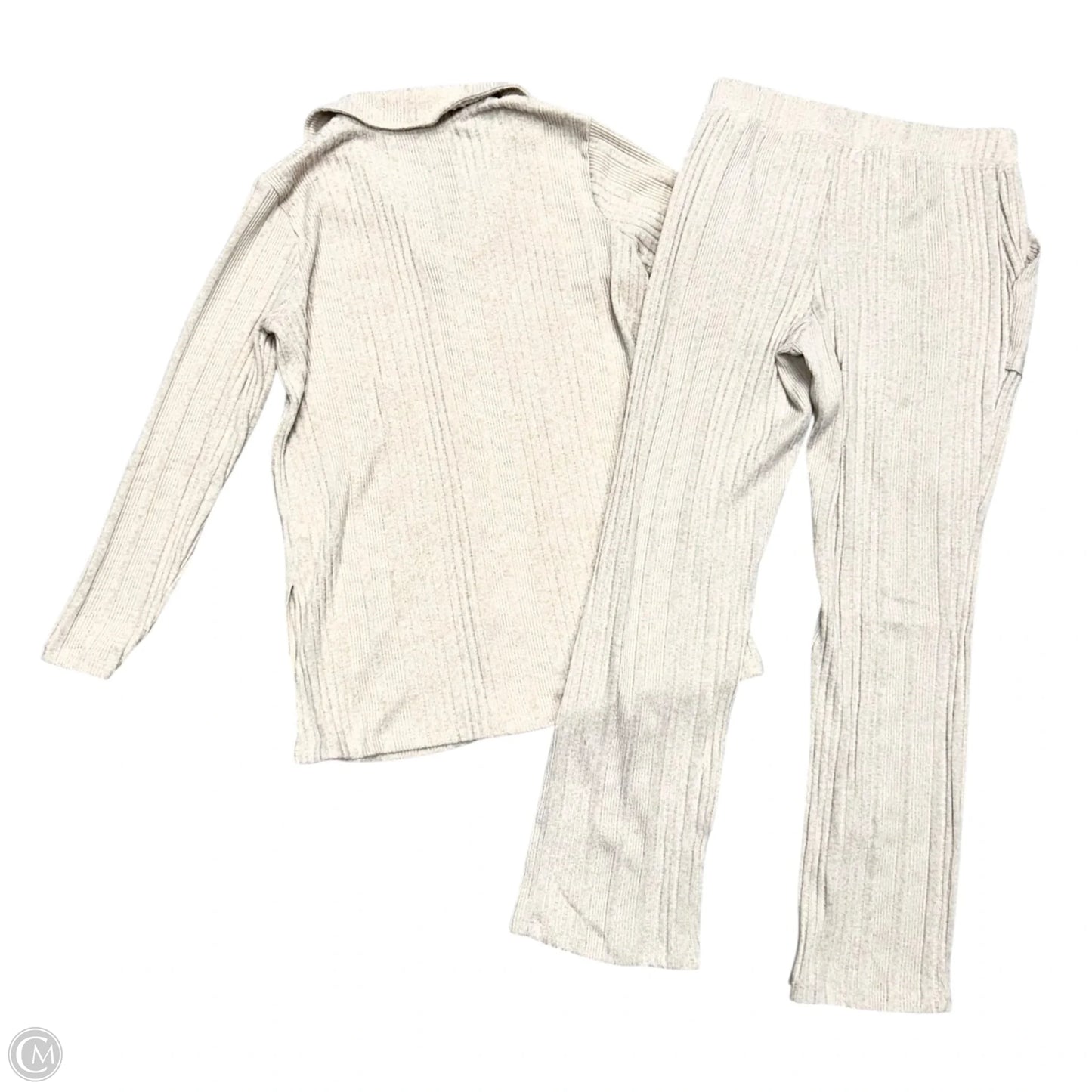 Pants Set 2pc By Cuddl Duds In Tan, Size: S