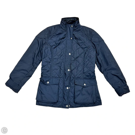 Jacket Puffer & Quilted By Polo Ralph Lauren In Navy, Size: M