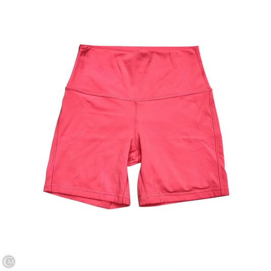 Athletic Shorts By Lululemon In Pink, Size: S
