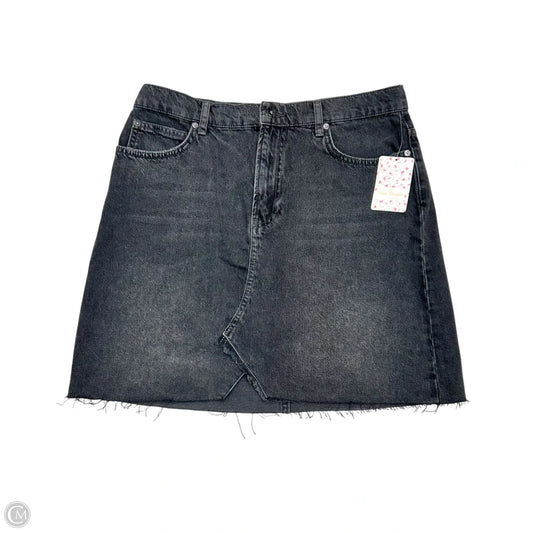 Skirt Mini & Short By We The Free In Black Denim, Size: 10