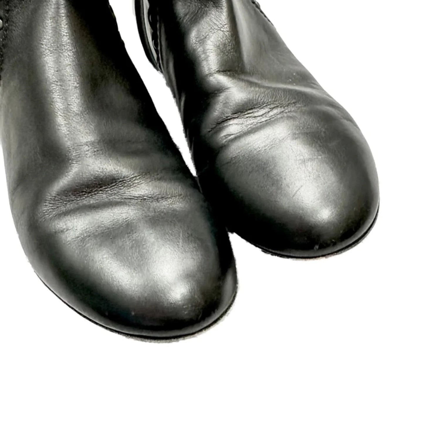 Boots Luxury Designer By Dior In Black, Size: 7.5
