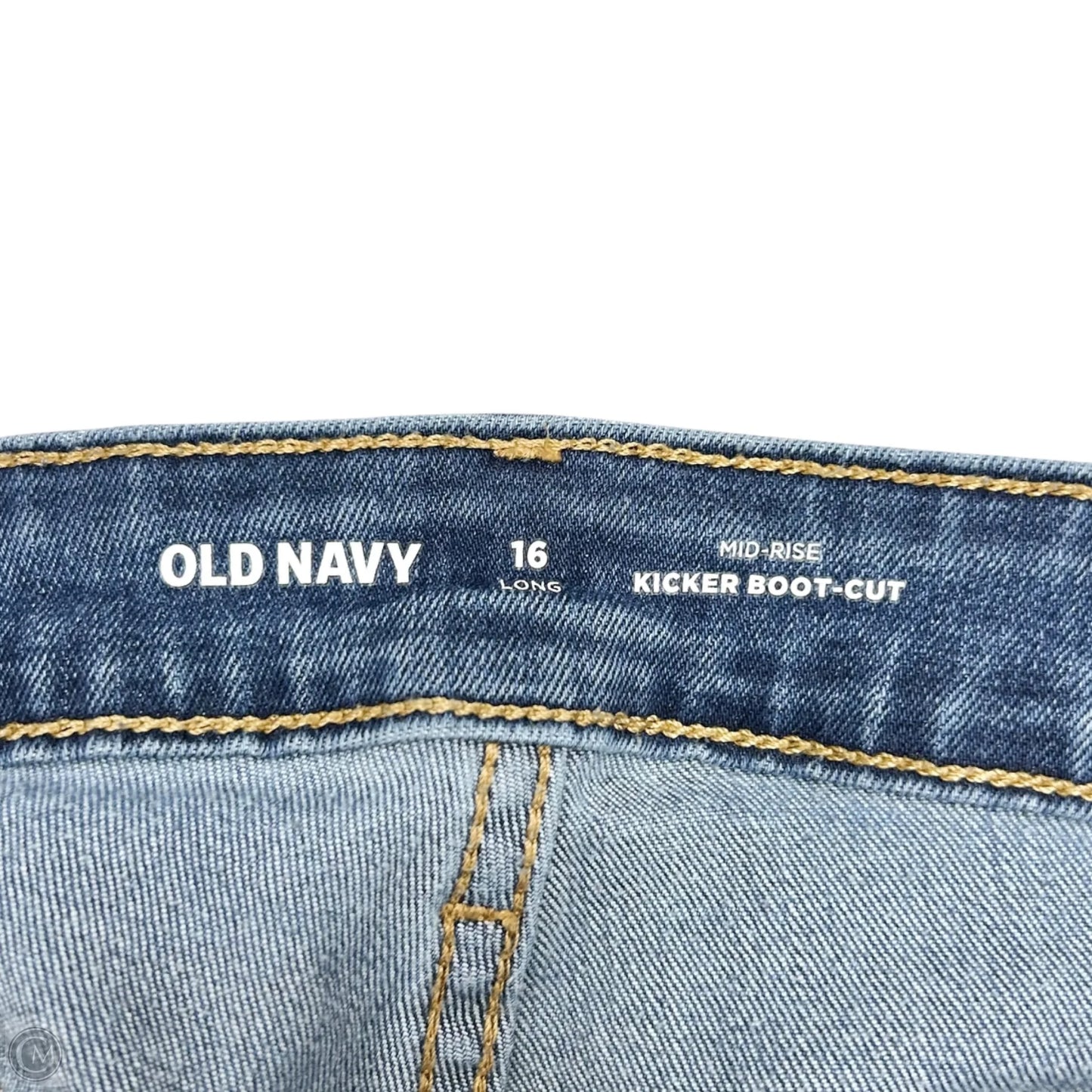 Jeans Boot Cut By Old Navy In Blue Denim, Size: 16L