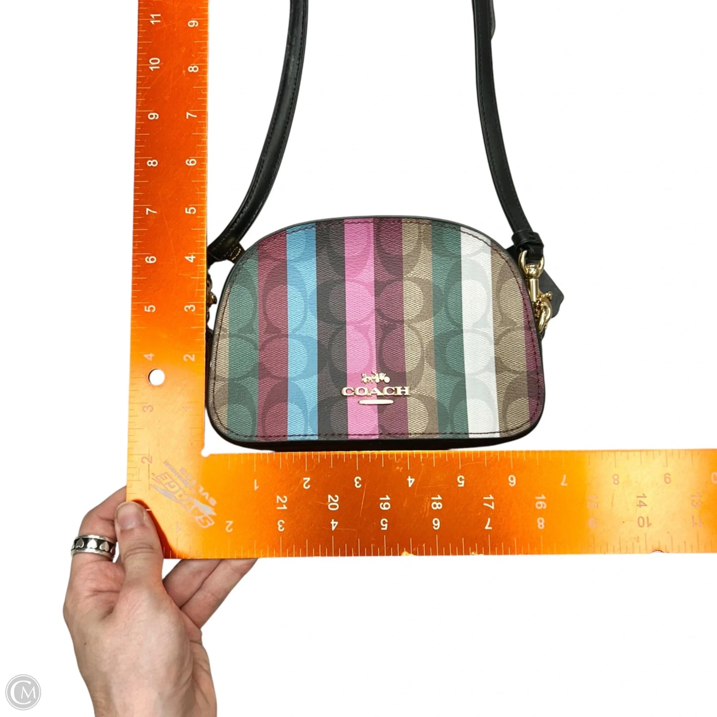 Crossbody Designer By Coach, Size: Small