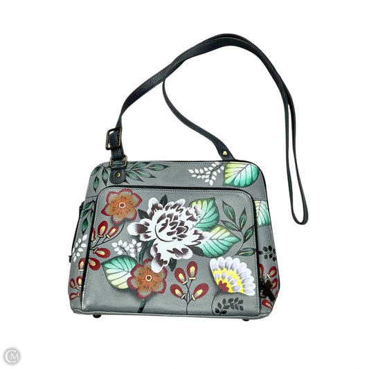 Crossbody Leather By Anuschka, Size: Small