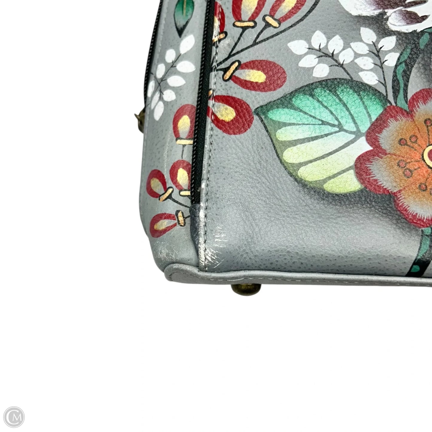 Crossbody Leather By Anuschka, Size: Small