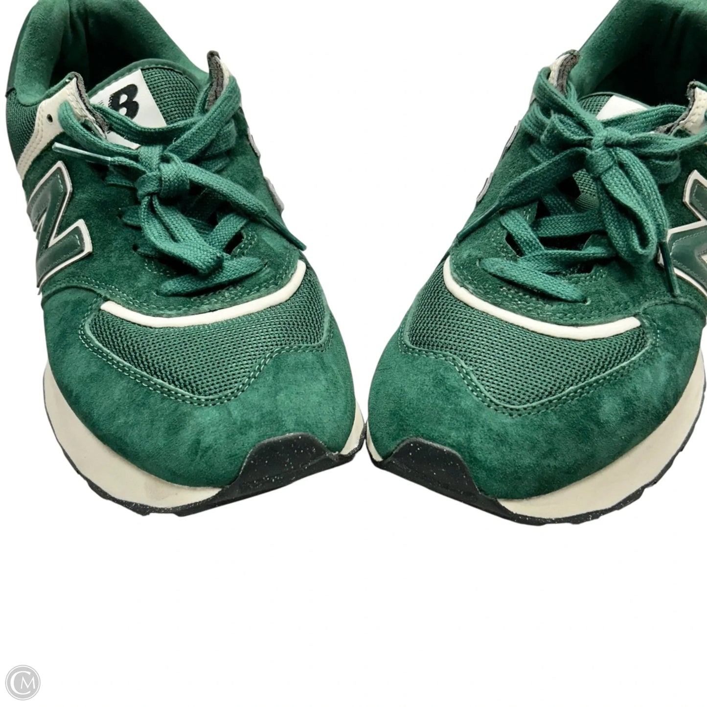 Shoes Athletic By New Balance In Green & White, Size: 10.5