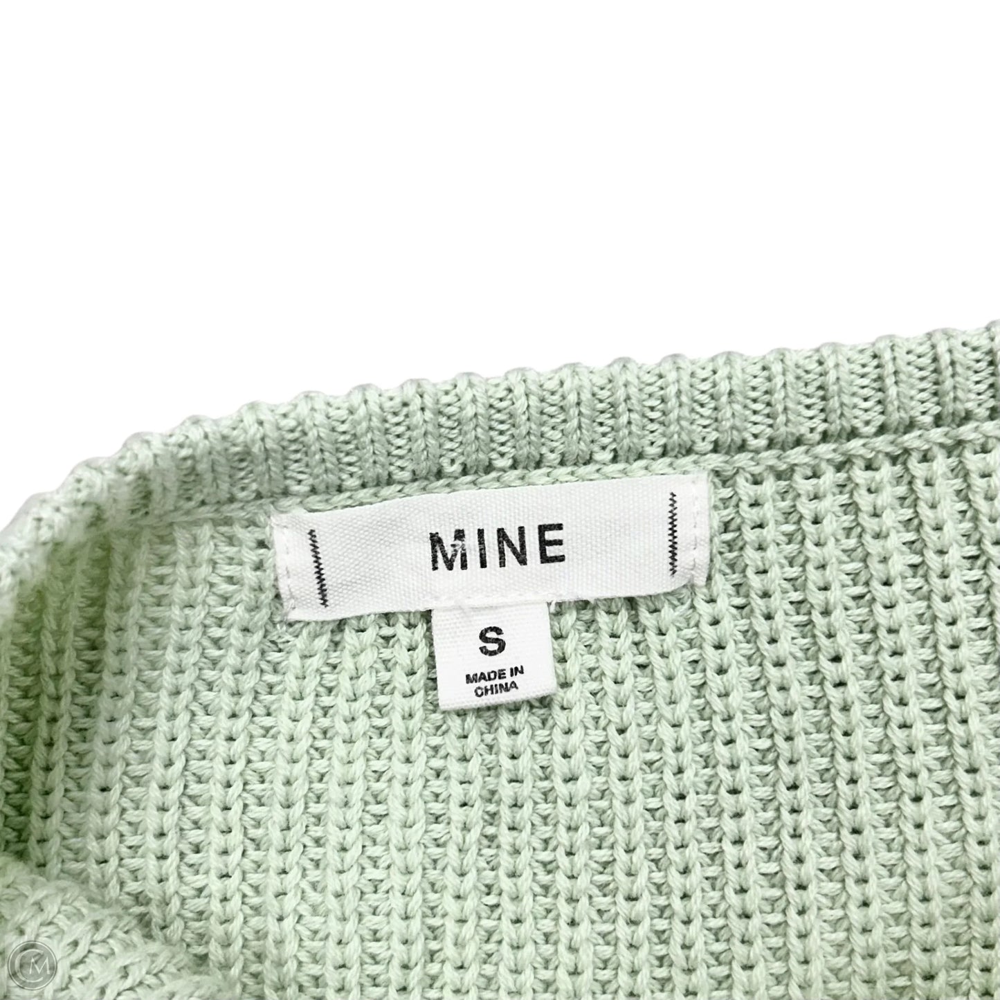 Top Sleeveless By Mine In Mint, Size: S