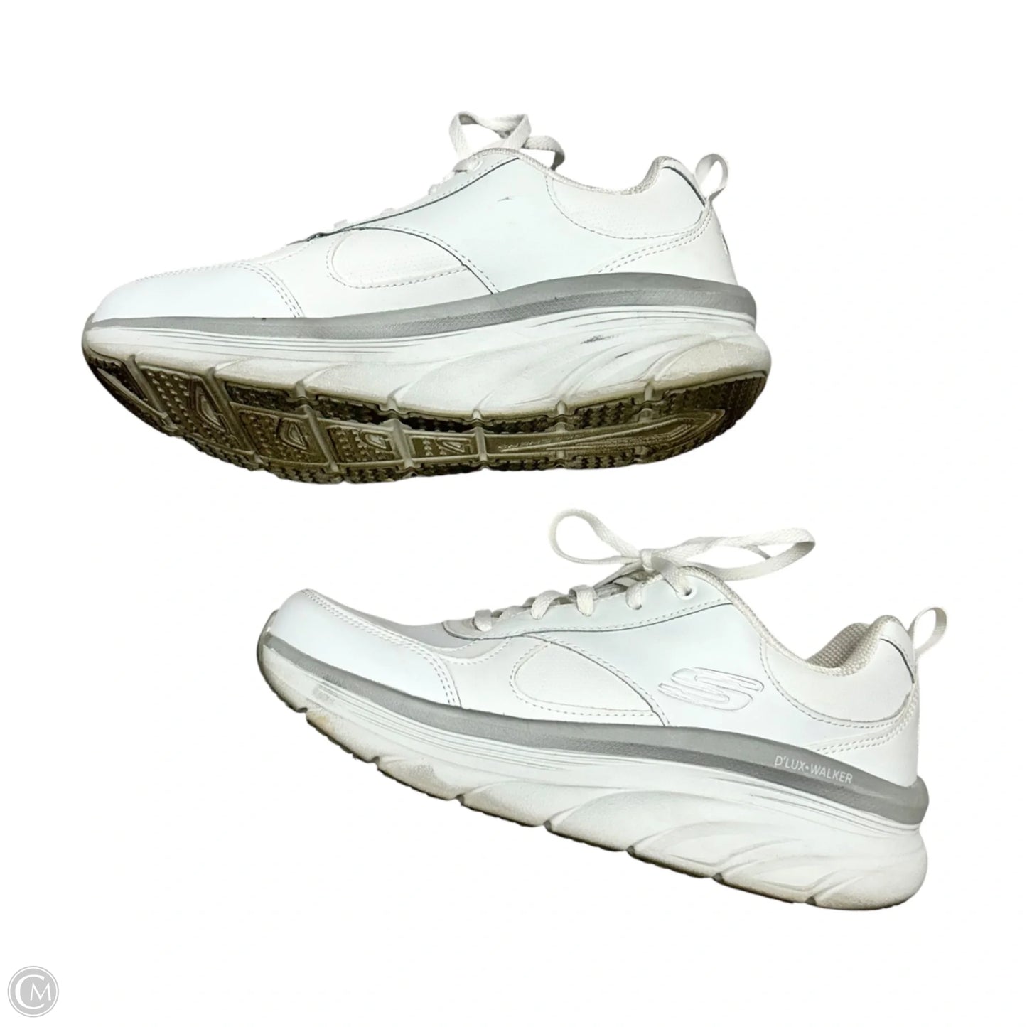 Shoes Athletic By Skechers In White, Size: 8