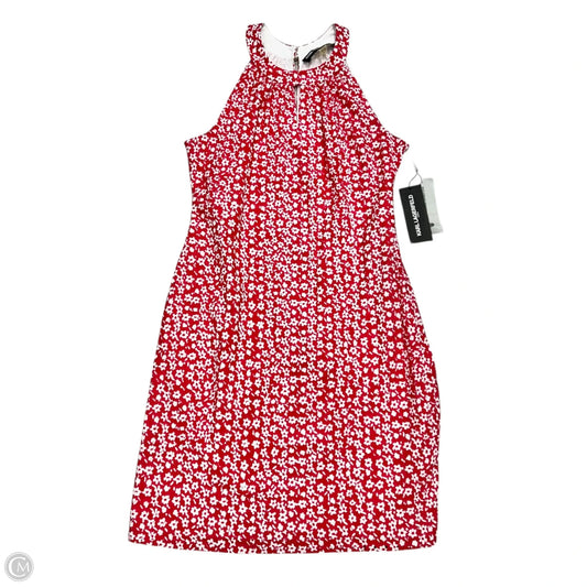 Dress Designer By Karl Lagerfeld In Pink & White, Size: Xs