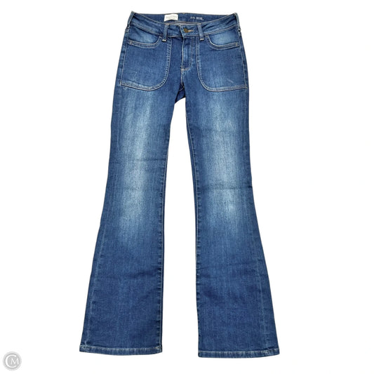Jeans Boot Cut By Pilcro In Blue Denim, Size: 0