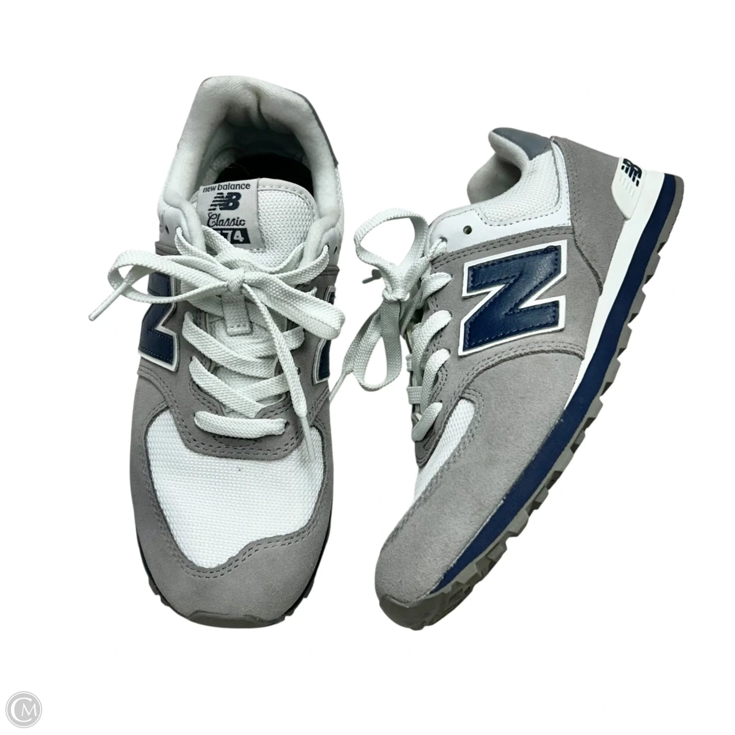 Shoes Athletic By New Balance In Grey & White, Size: 6.5