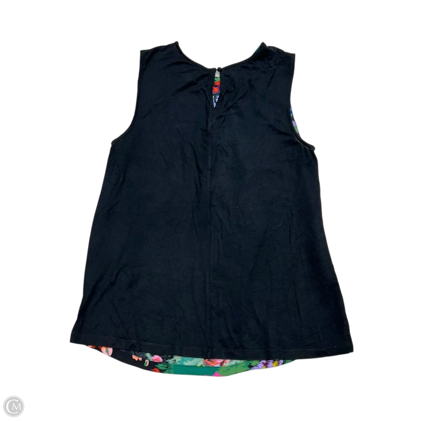 Blouse Sleeveless By Anthropologie In Blue & Green, Size: S