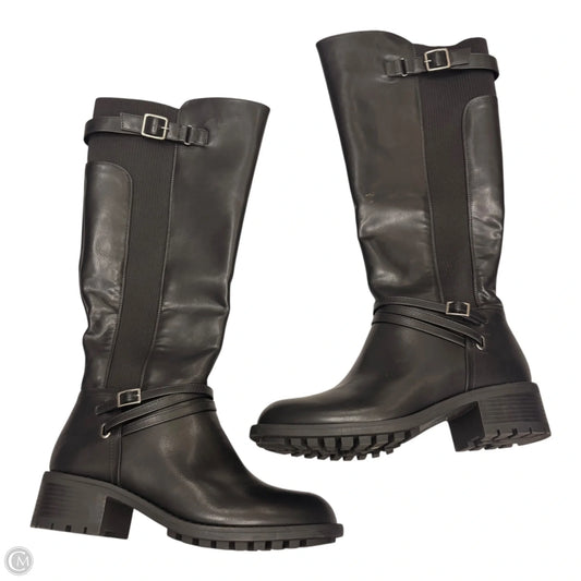 Boots Knee Heels By Jessica Cline In Black, Size: 10