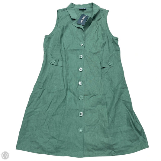 Dress Casual Midi By Modcloth In Green, Size: L
