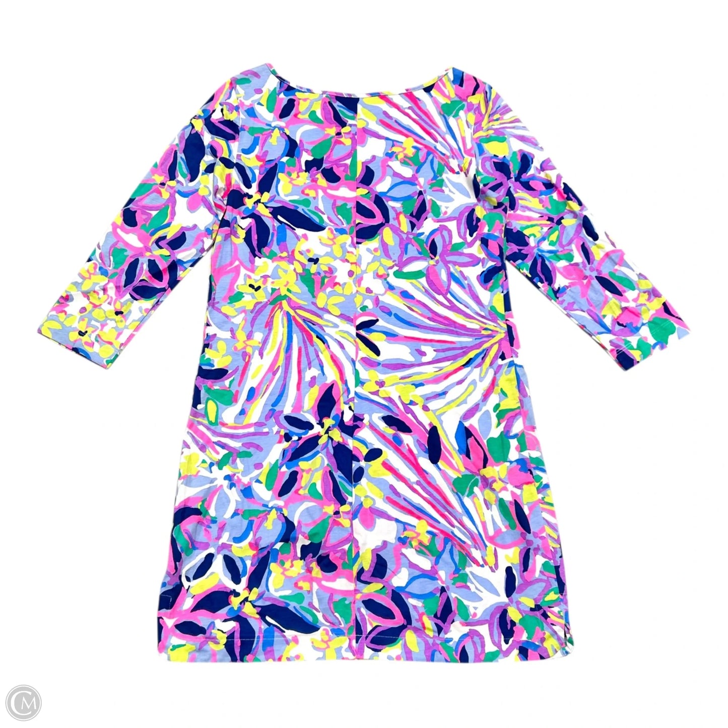 Dress Designer By Lilly Pulitzer In Blue & Purple, Size: L
