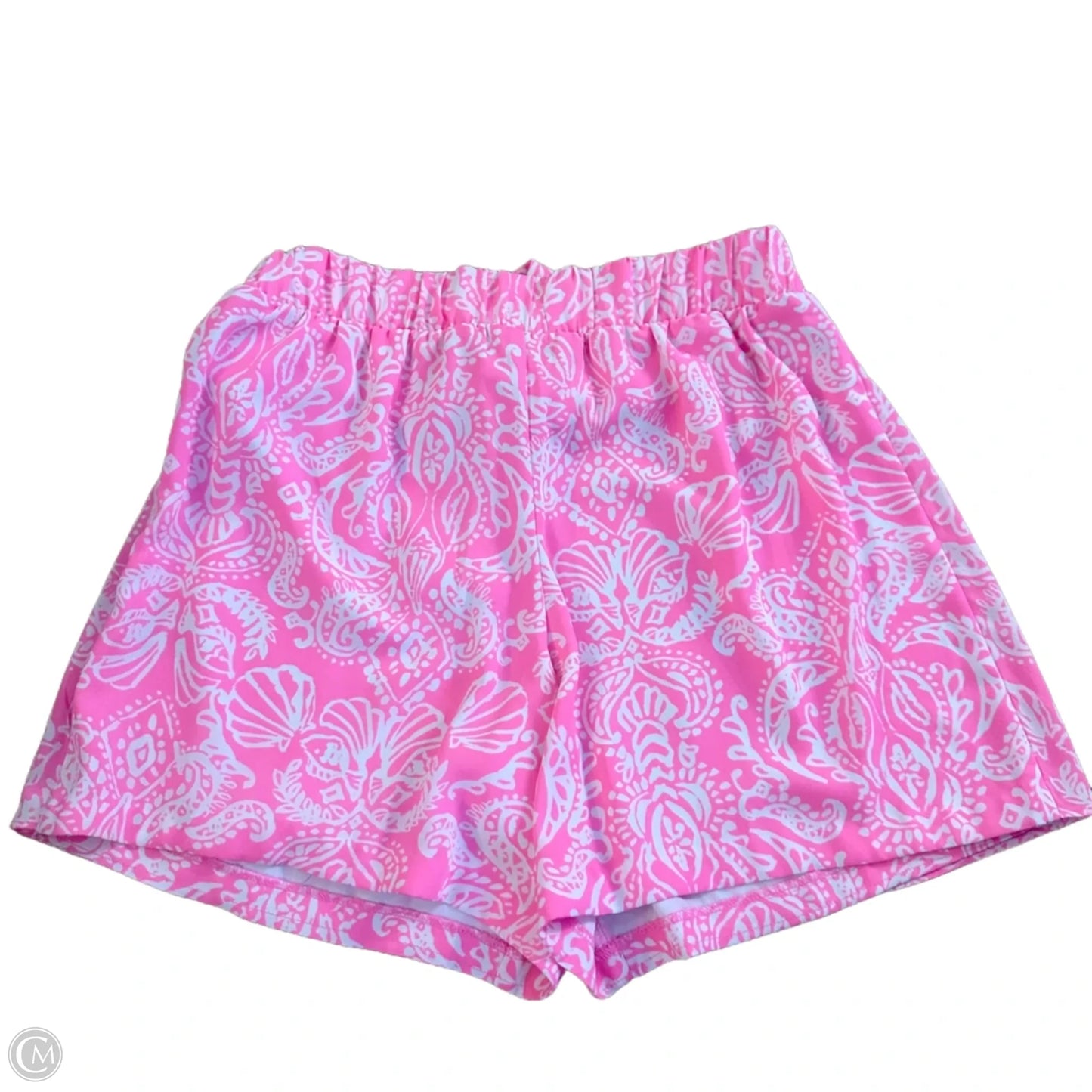 Shorts Designer By Lilly Pulitzer In Pink & White, Size: 0