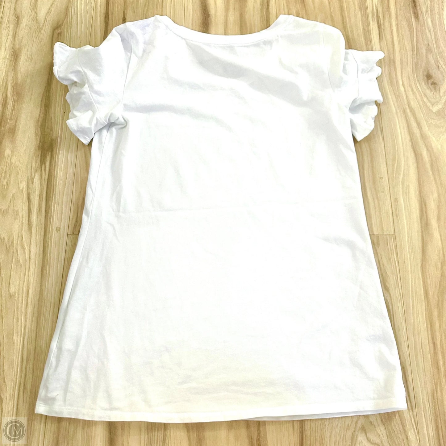 Top Short Sleeve Designer By Lilly Pulitzer In White, Size: Xs