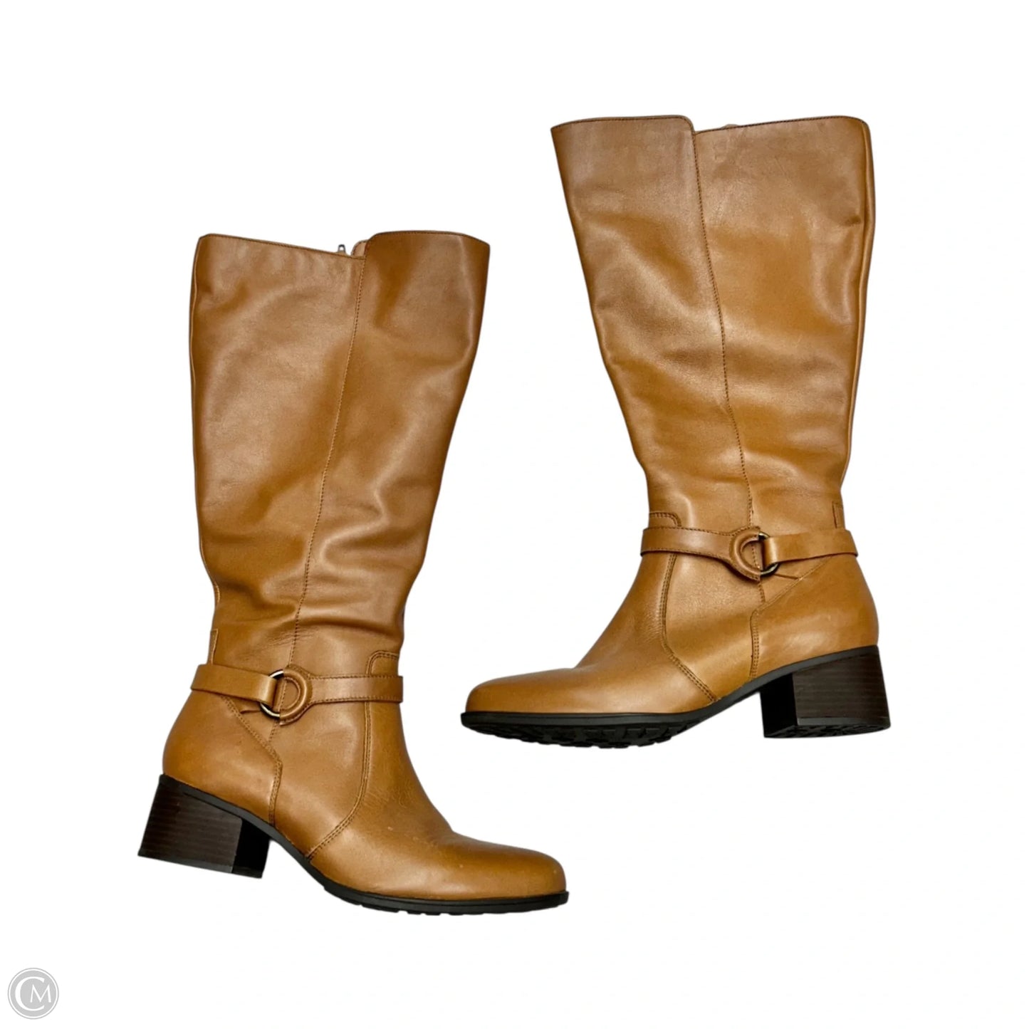 Boots Knee Heels By Naturalizer In Brown, Size: 9.5