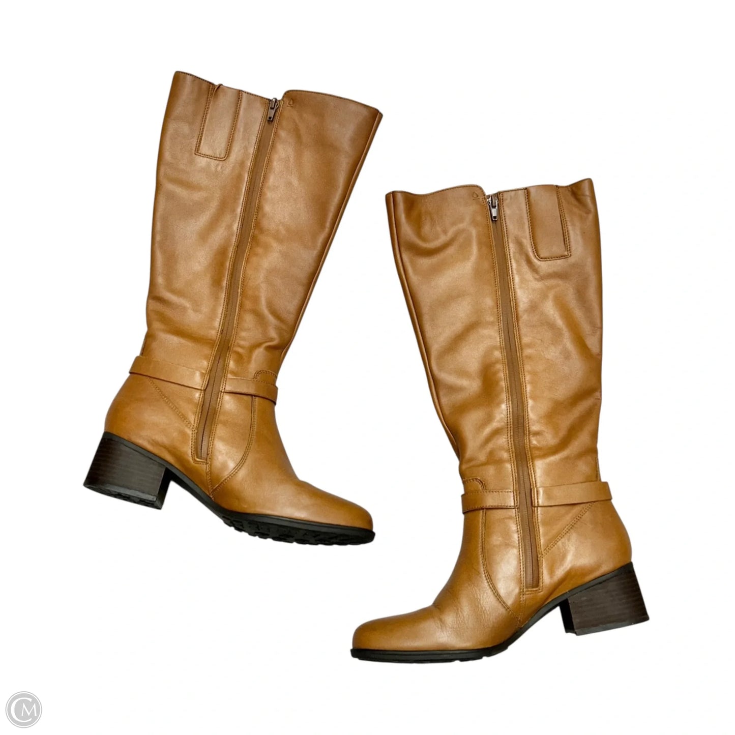 Boots Knee Heels By Naturalizer In Brown, Size: 9.5