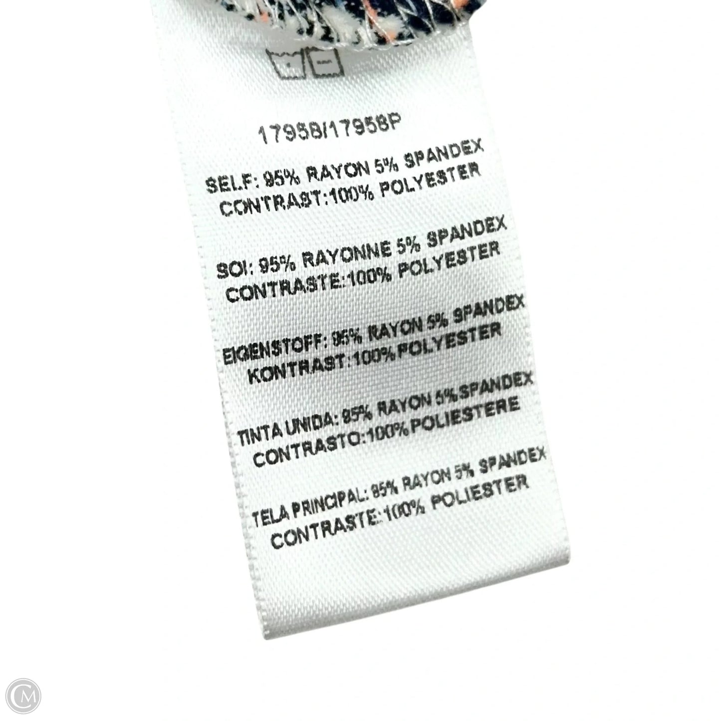 Top Short Sleeve By Dolan Left Coast In Blue & Grey, Size: Xs