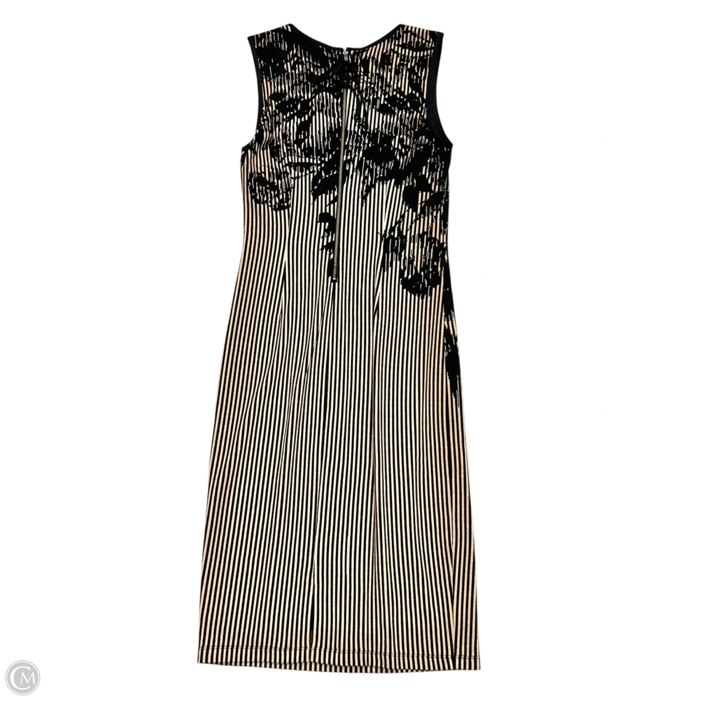 Dress Party Long By Tracy Reese In Black & Cream, Size: S