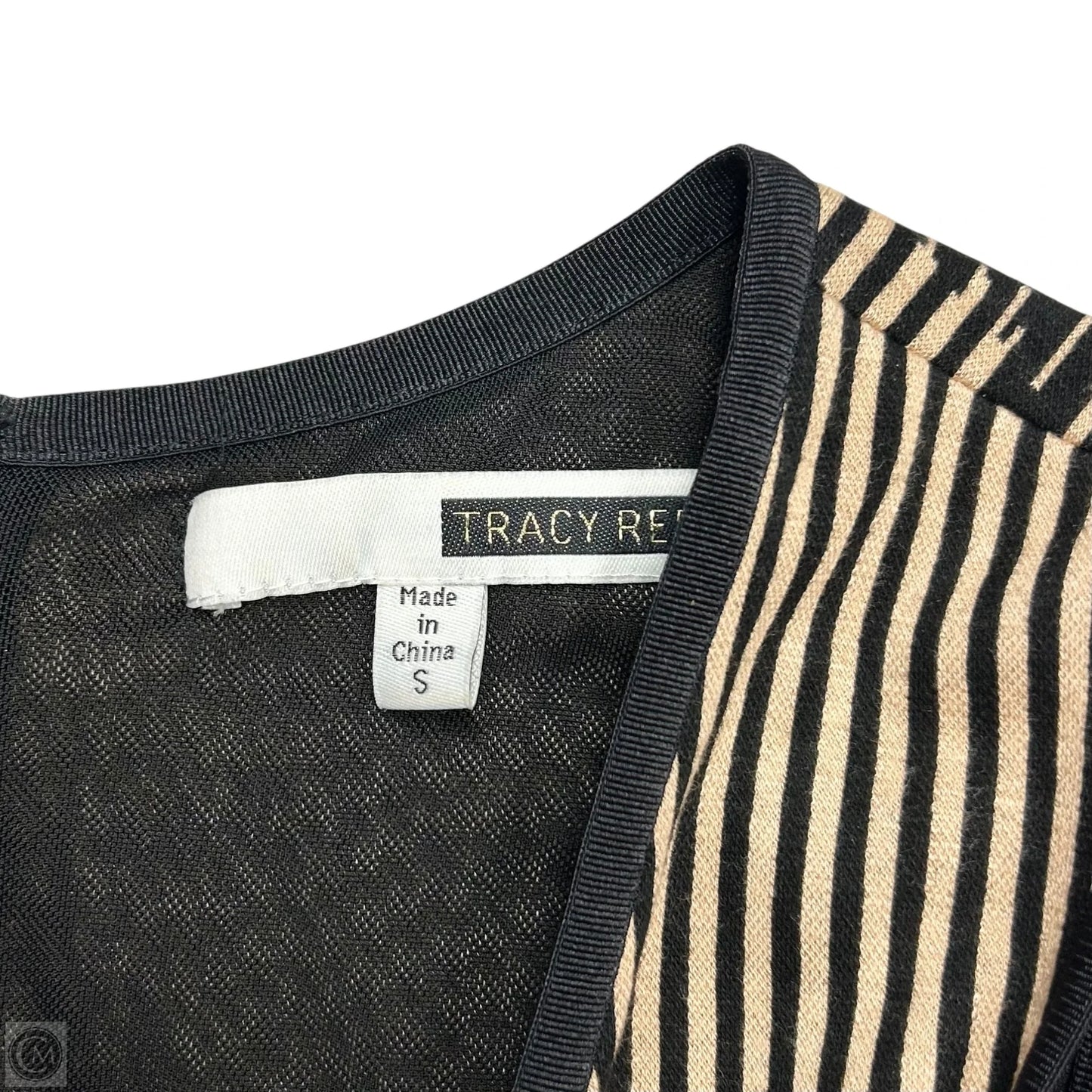Dress Party Long By Tracy Reese In Black & Cream, Size: S