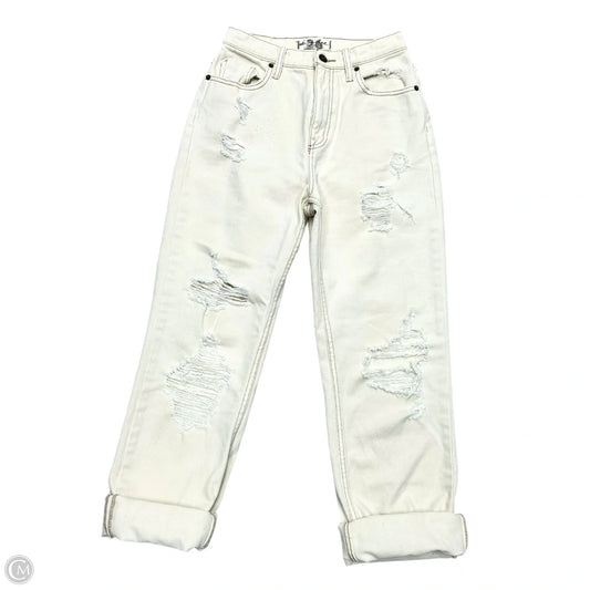 Jeans Straight By We The Free In Cream Denim, Size: 2