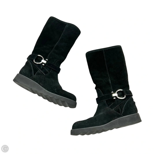 Boots Designer By Coach In Black, Size: 9