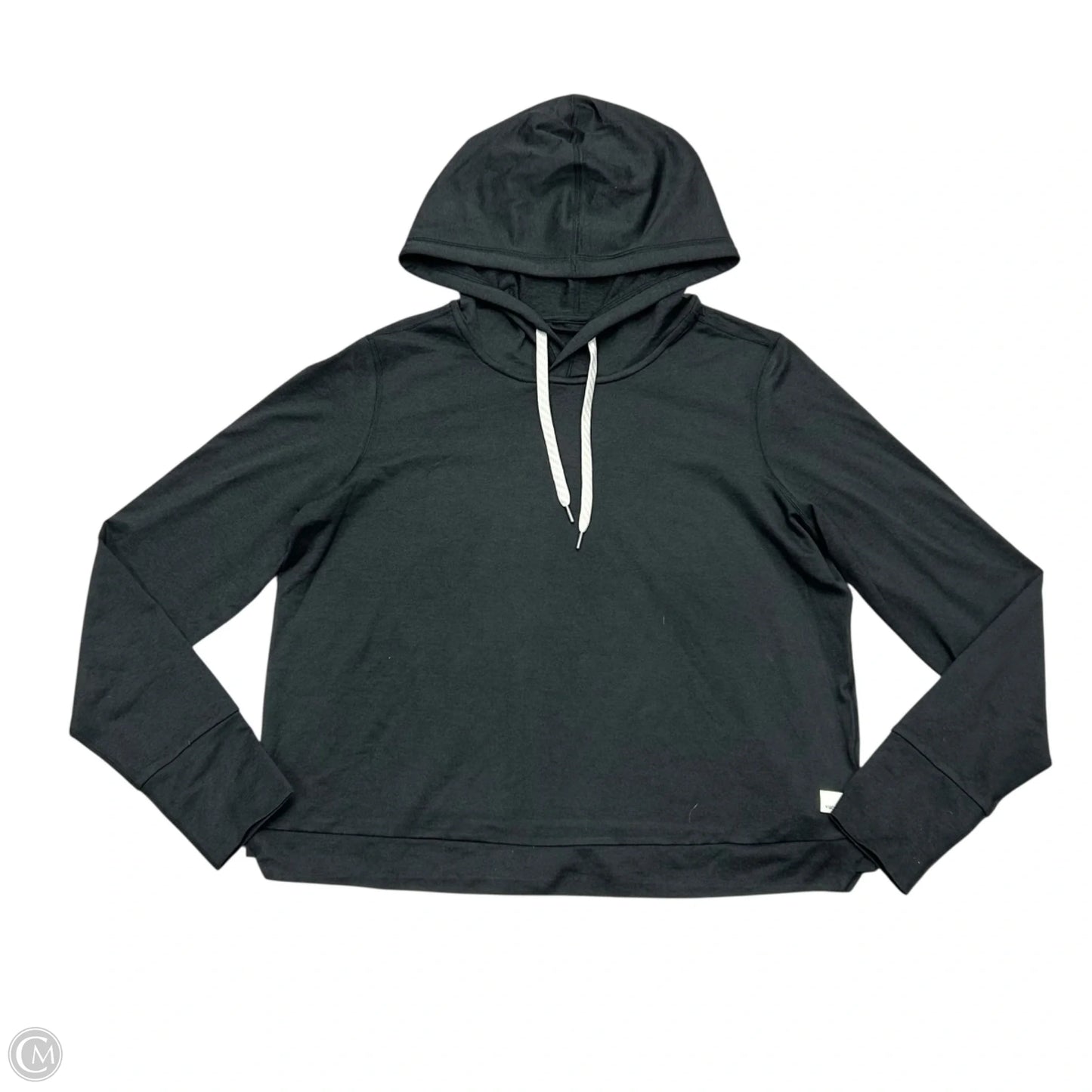 Athletic Sweatshirt Hoodie By Vuori In Black, Size: M