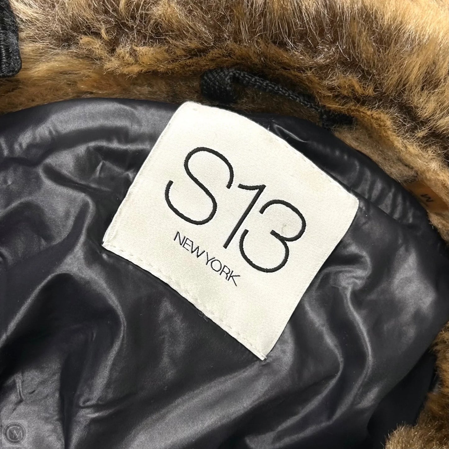Coat Puffer & Quilted By S13 In Black, Size: M