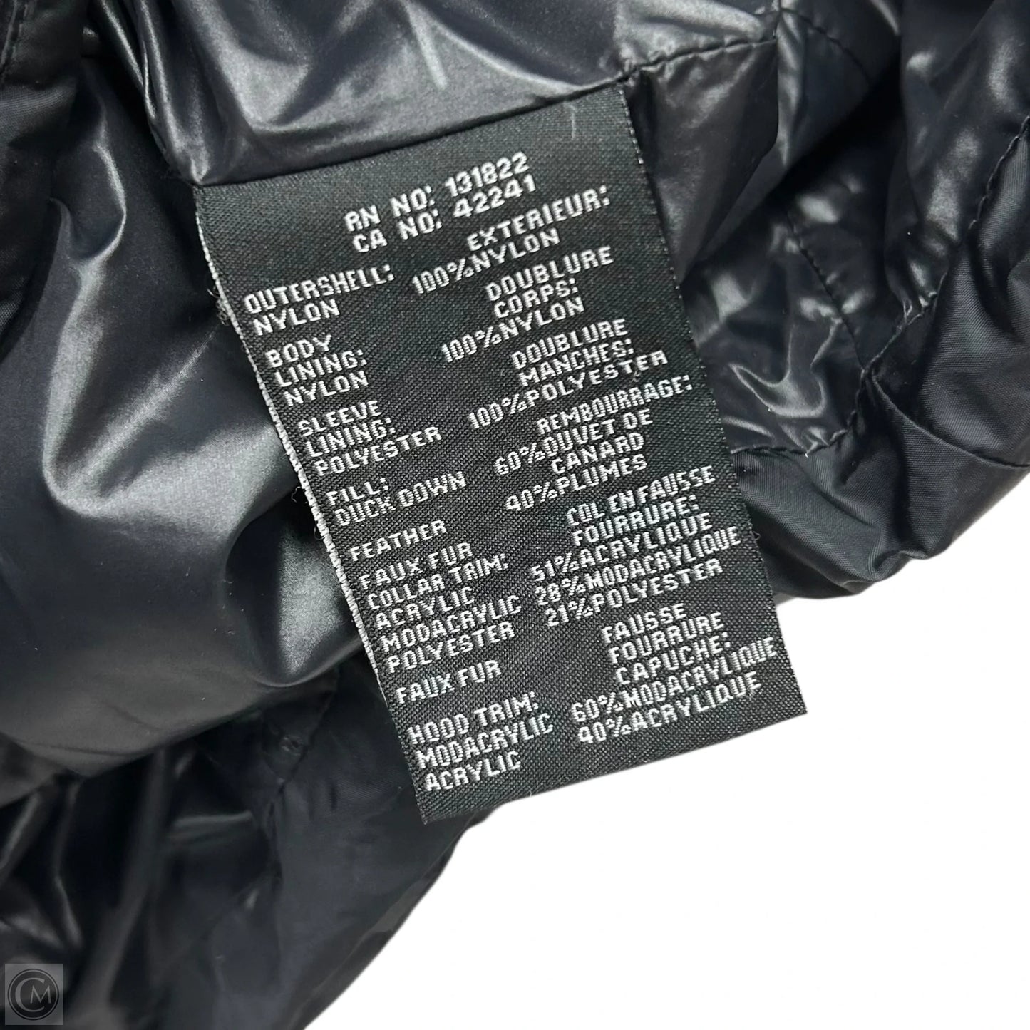 Coat Puffer & Quilted By S13 In Black, Size: M