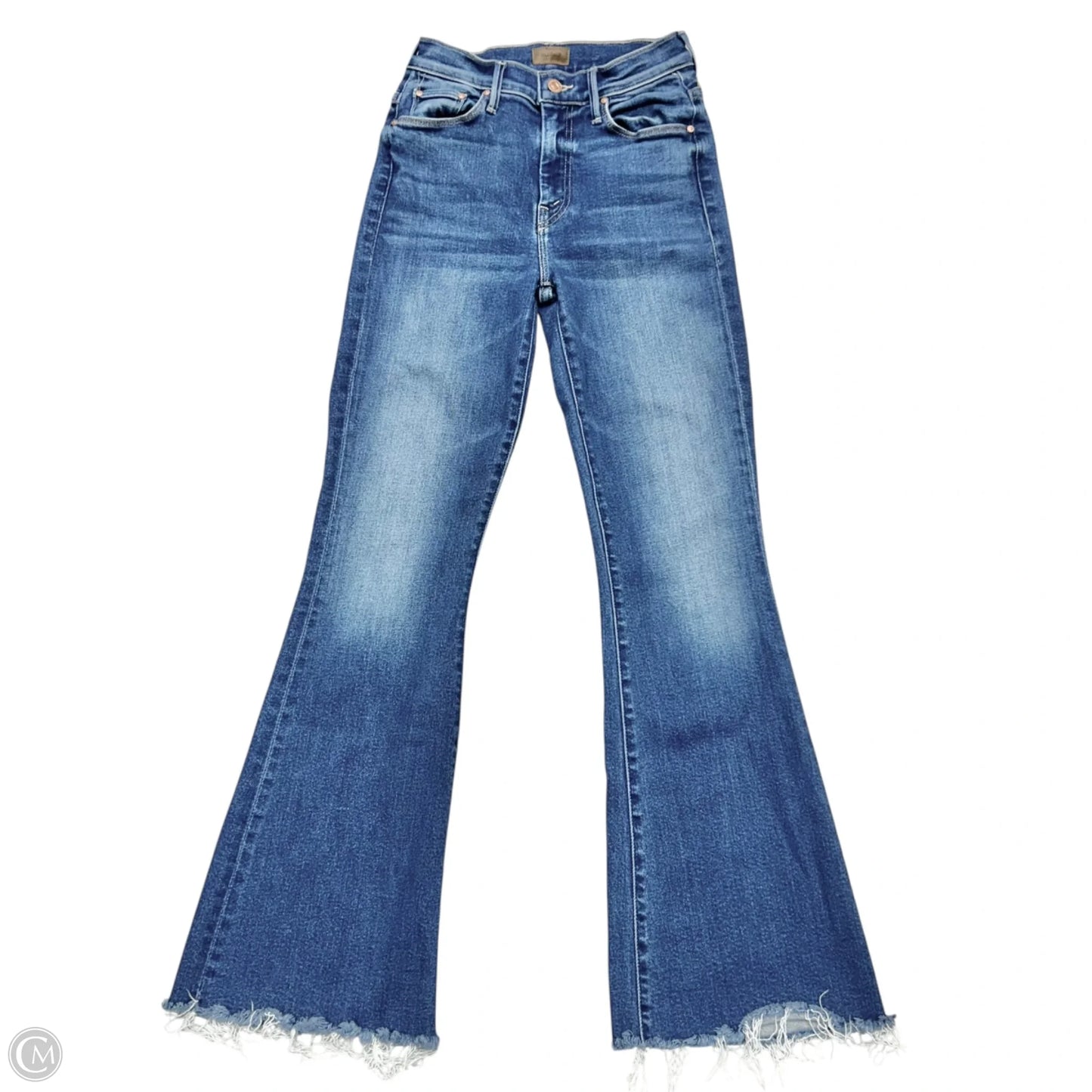 Jeans Boot Cut By Mother In Blue Denim, Size: 0