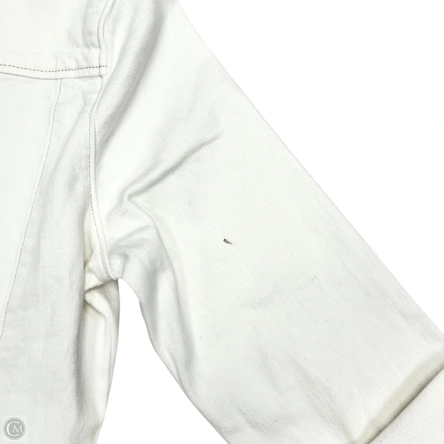 Jumpsuit By Paige In Cream Denim, Size: S