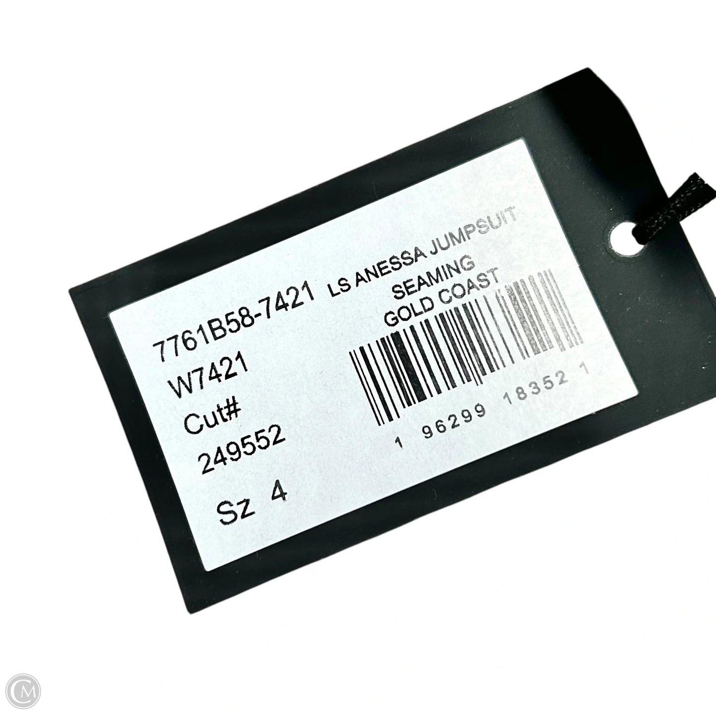 Jumpsuit By Paige In Cream Denim, Size: S