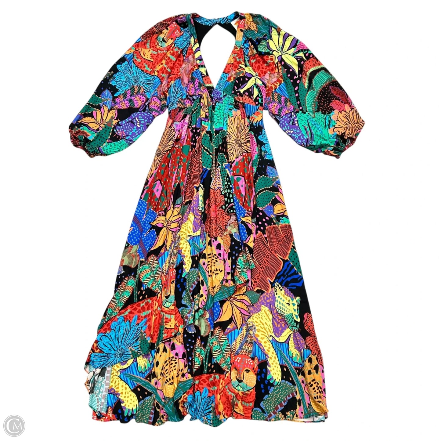 Dress Casual Maxi By Farm Rio In Multi-colored, Size: S