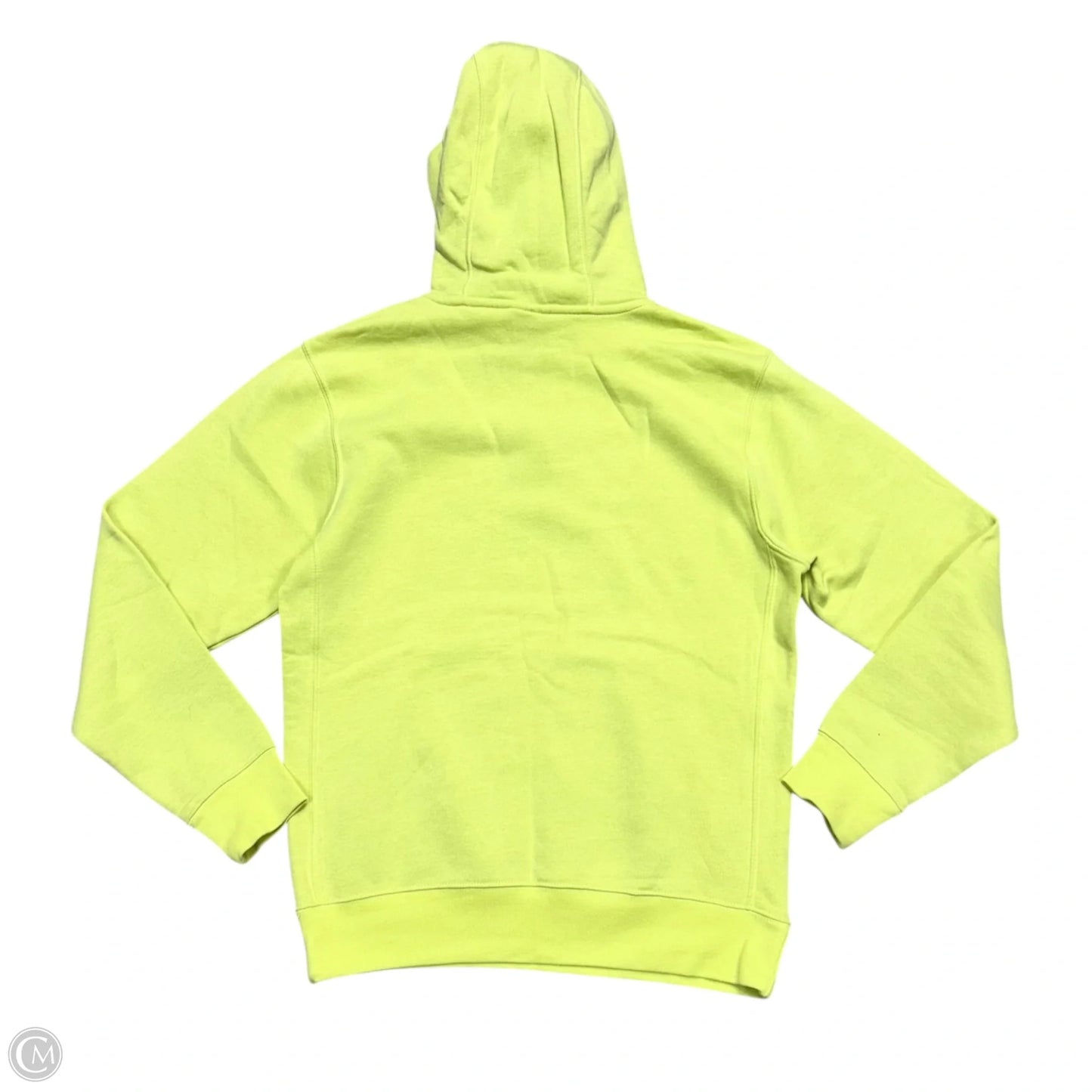Athletic Sweatshirt Hoodie By Nike Apparel In Chartreuse, Size: S