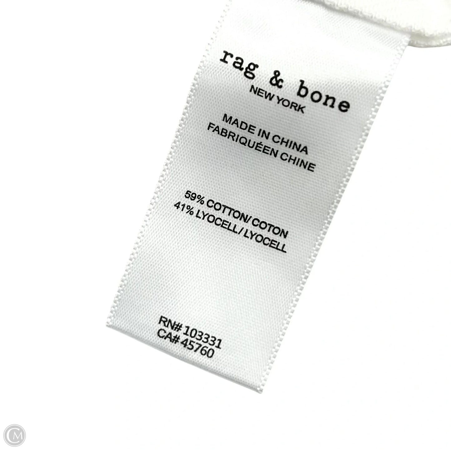 Top Sleeveless By Rag And Bone In White, Size: L