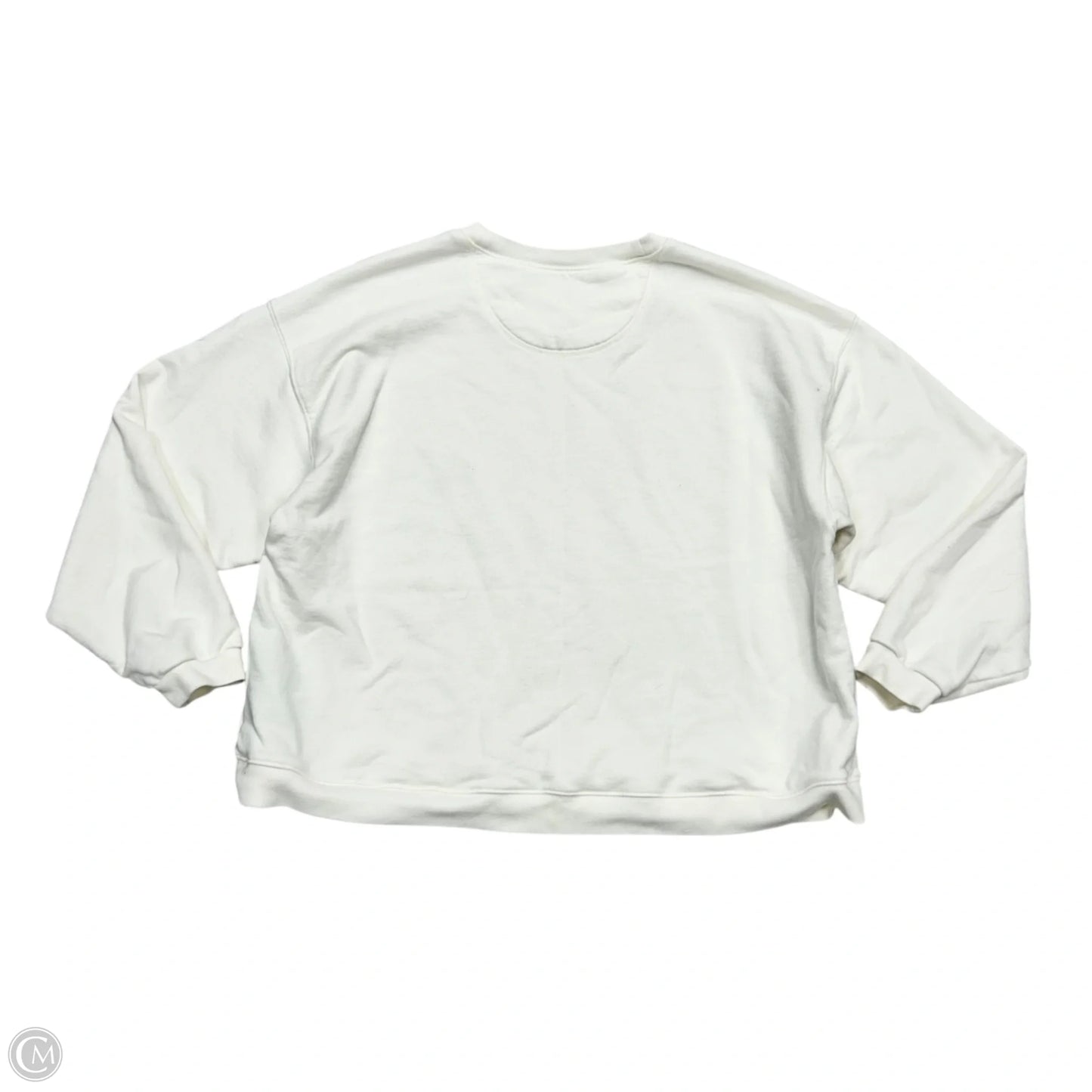 Sweatshirt Crewneck By Madewell In Black & White, Size: L