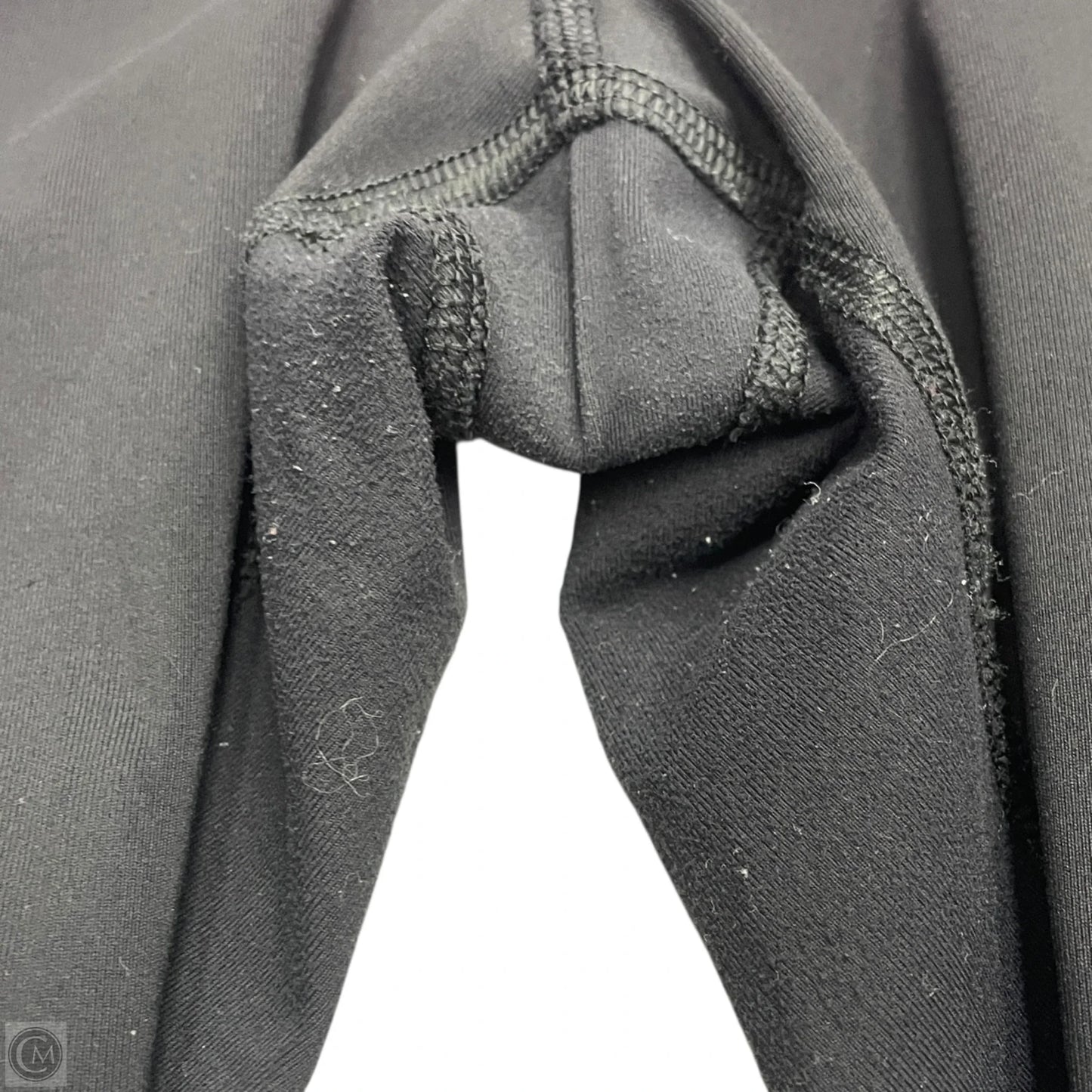 Athletic Leggings Capris By Lululemon In Black & Pink, Size: M