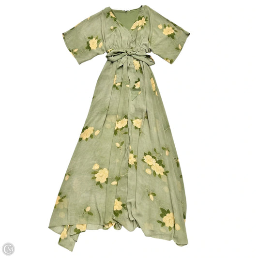 Dress Casual Maxi By Baltic Born In Green, Size: Xs