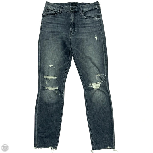 Jeans Skinny By Mother In Grey Denim, Size: 4