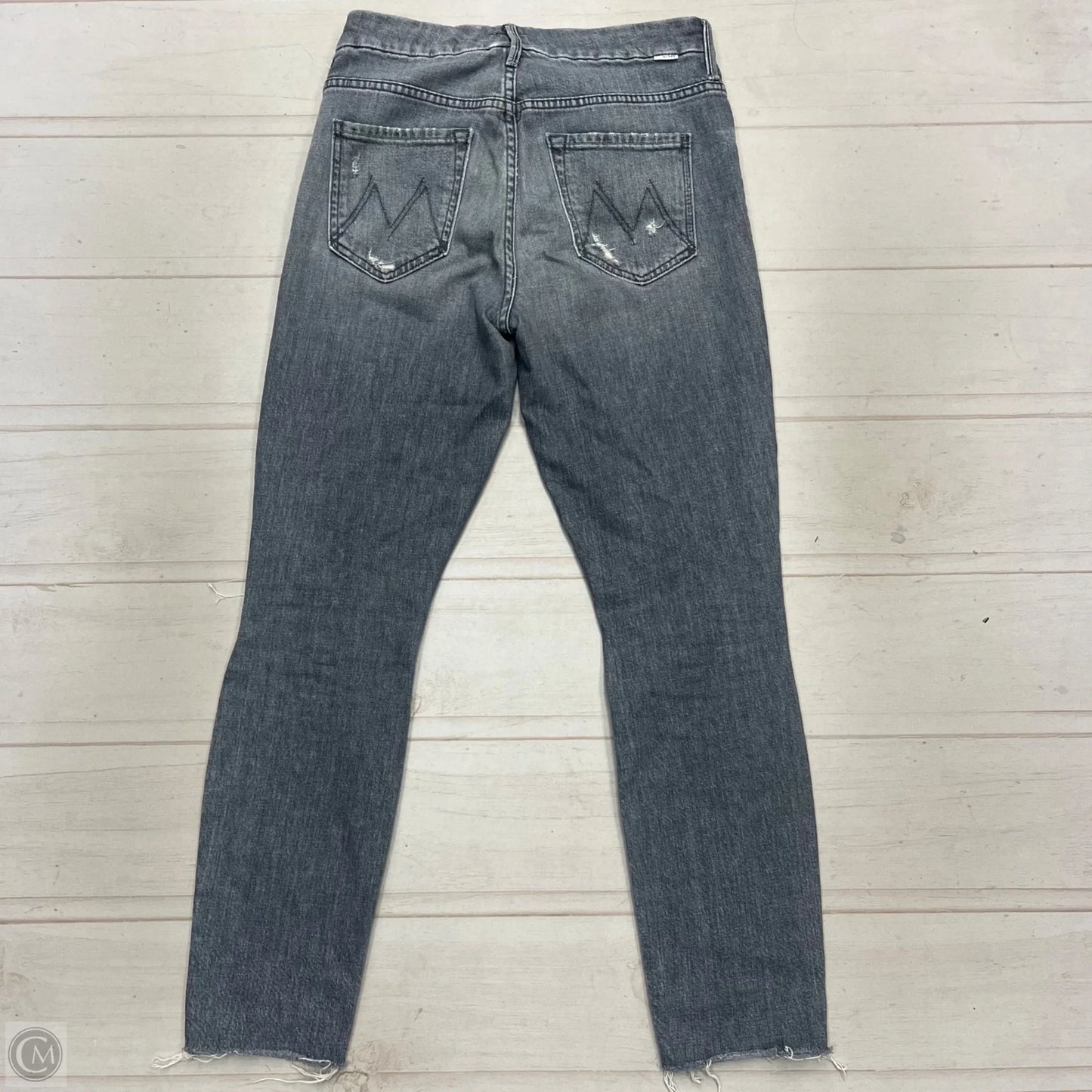Jeans Skinny By Mother In Grey Denim, Size: 4