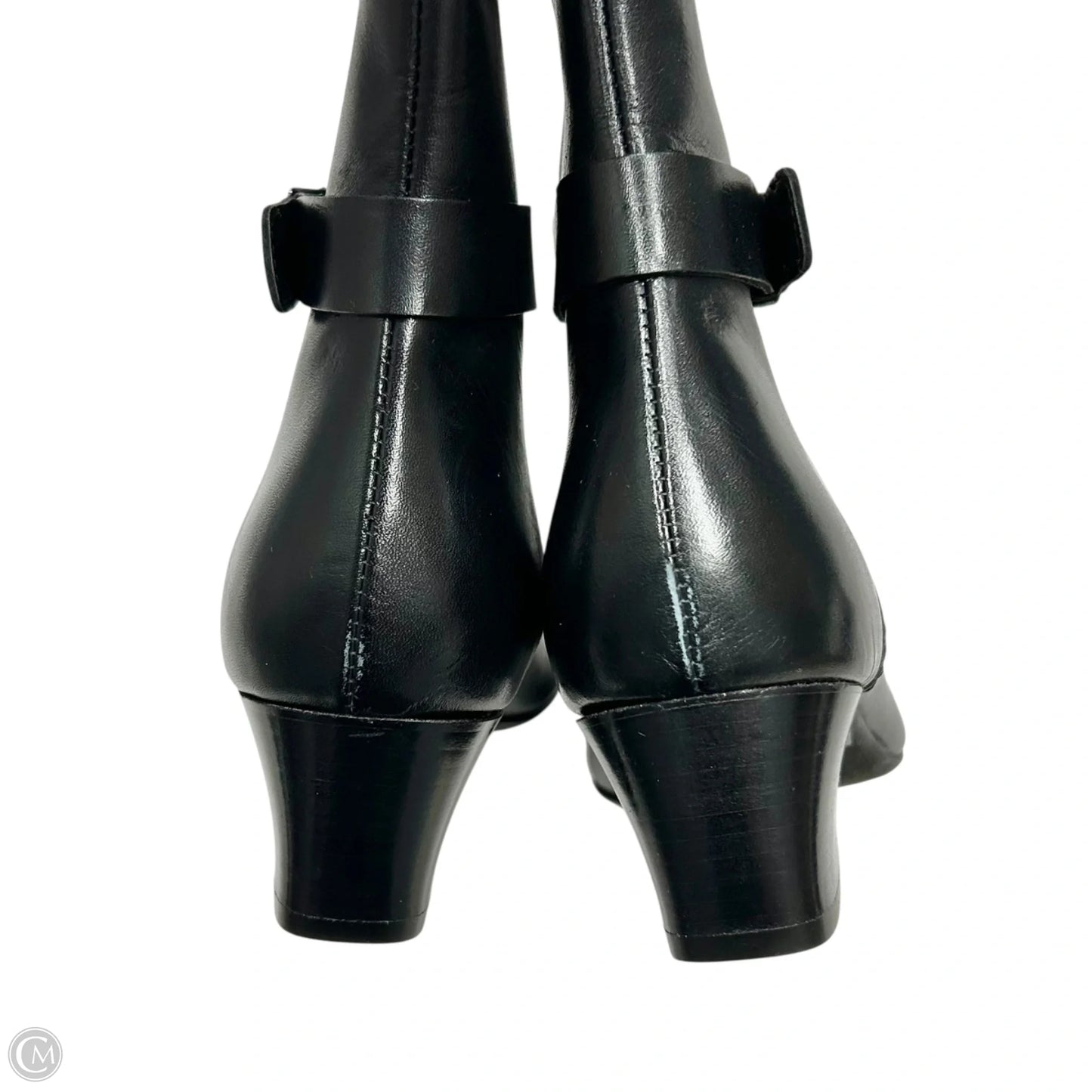 Boots Knee Heels By Coach And Four In Black, Size: 9.5