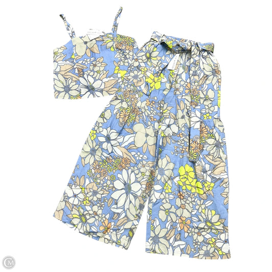 Pants Set 2pc By Current Air In Blue & Grey, Size: Xs