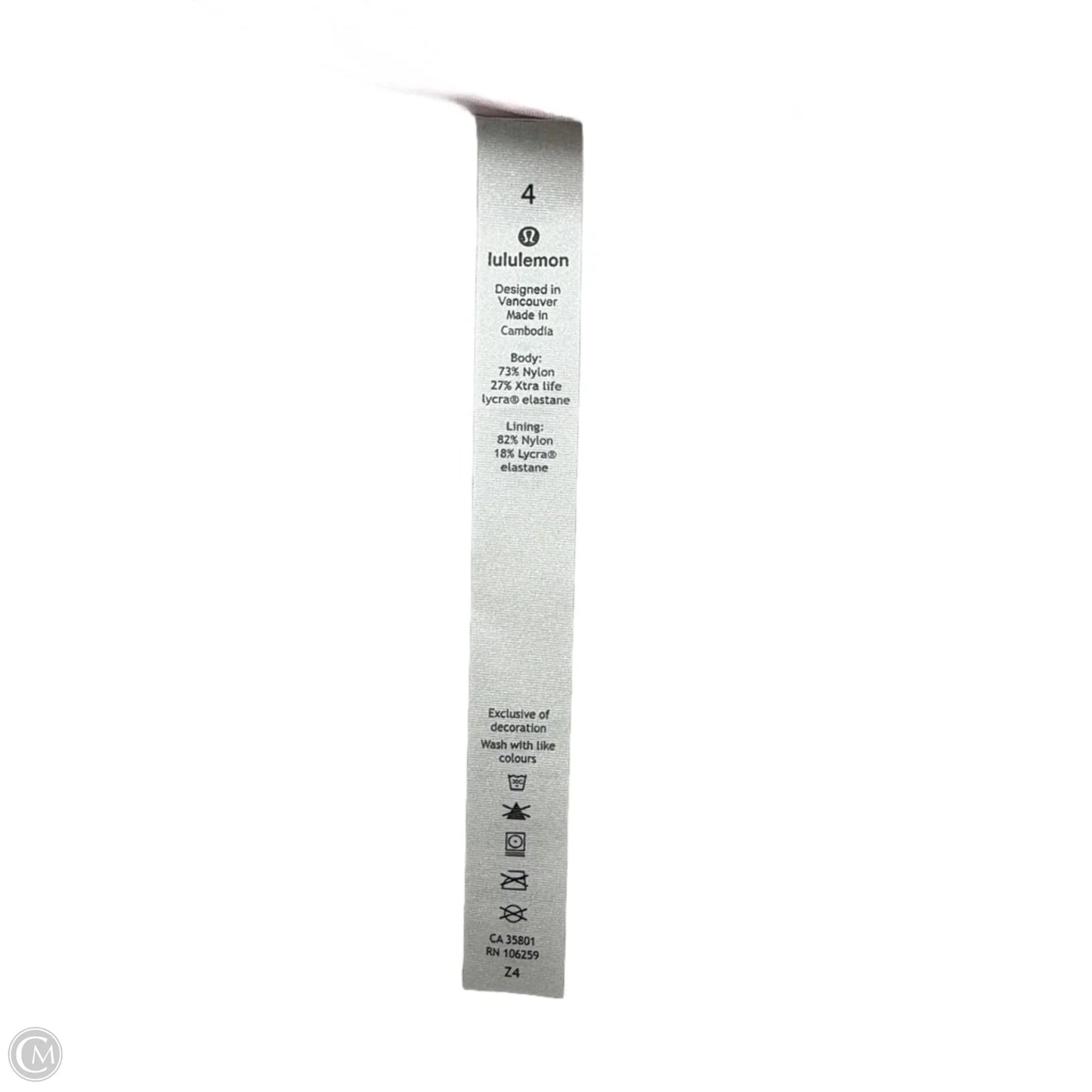 Athletic Top Short Sleeve By Lululemon In Pink, Size: S