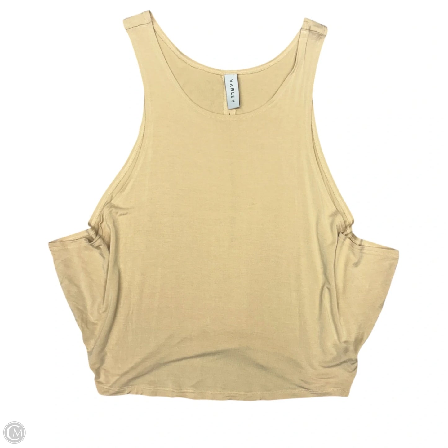 Athletic Tank Top By Varley In Tan, Size: S