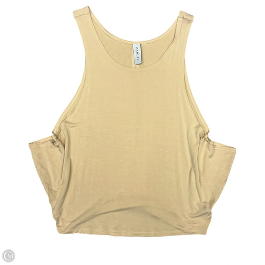 Athletic Tank Top By Varley In Tan, Size: S
