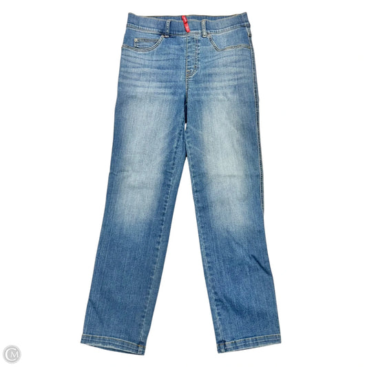 Jeans Straight By Spanx In Blue Denim, Size: M